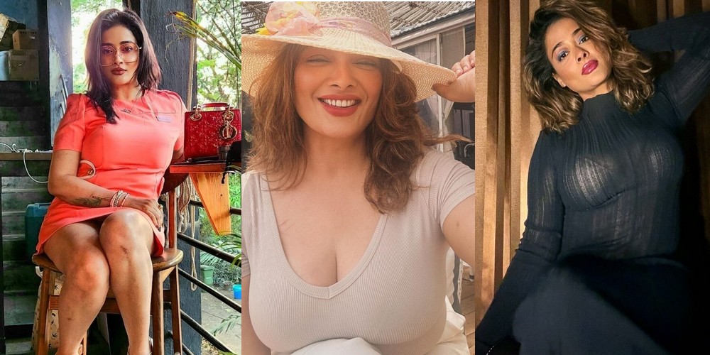 சல்லடை ட்ரஸ்ஸில் உள்ள இருப்பது அப்பட்டமாக தெரிய போஸ் கொடுத்த கிரண்… சம்மர் ஹீட்ல இது வேறயா?